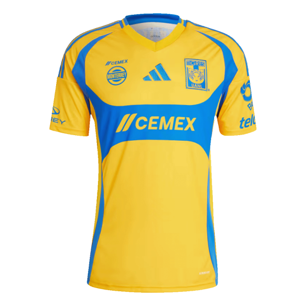 Tigres Uanl Home Soccer Jersey 2024 25