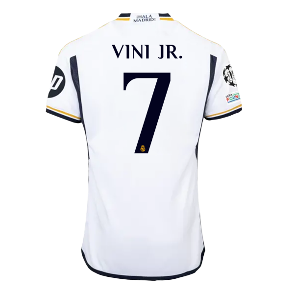 Vini Jr 7 Real Madrid Home Soccer Jersey 2023 24 Ucl Final 2