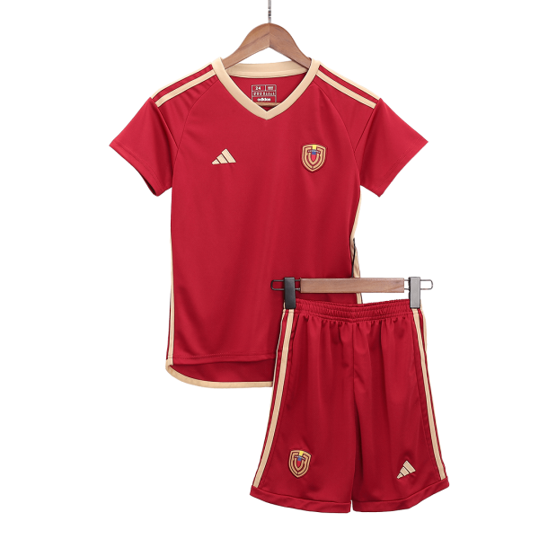 Venezuela Home Kids Soccer Jerseys Kit Copa America 2024