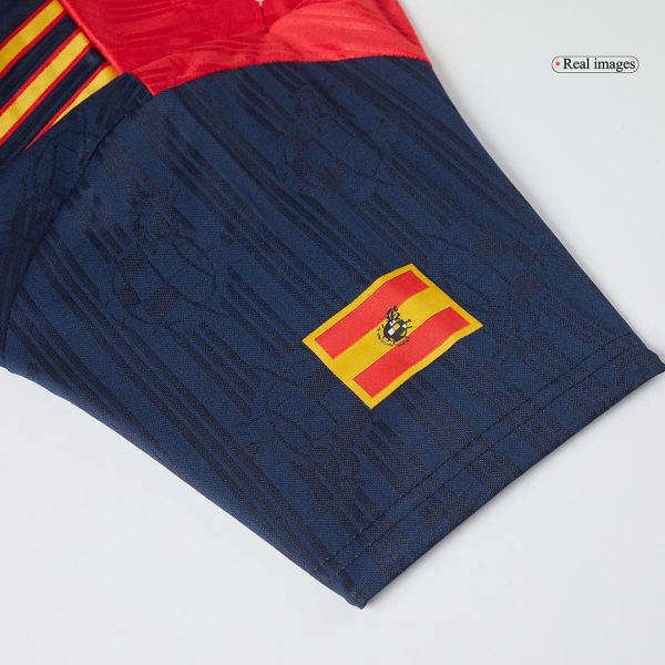 Vintage Soccer Jersey Spain Home 1996 10