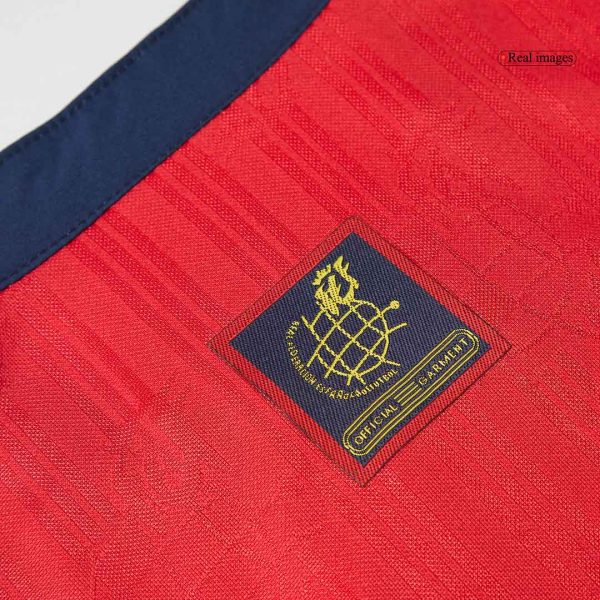 Vintage Soccer Jersey Spain Home 1996 12