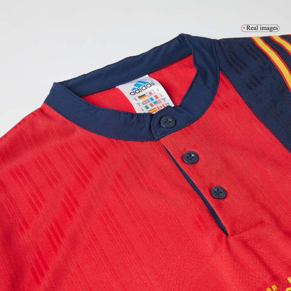 Vintage Soccer Jersey Spain Home 1996 6