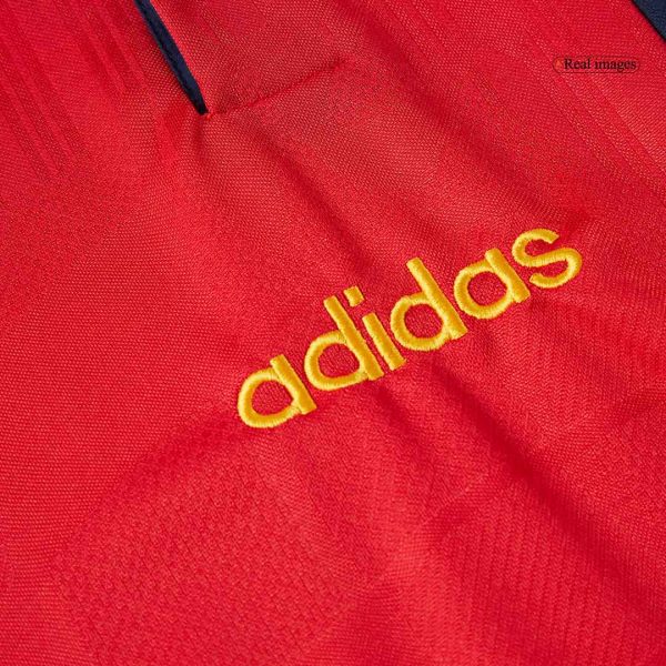 Vintage Soccer Jersey Spain Home 1996 8